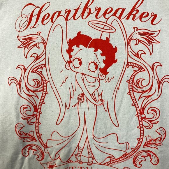 Betty Boop Heartbroken Graphic Design T-Shirt XL - Picture 4 of 4
